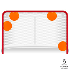 Source For Sports Magnetic Shooting Net Targets - Orange 8"