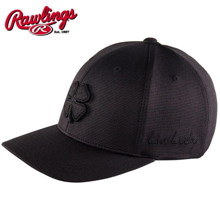 Rawlings Black Clover Fitted - Black-Out Rawlings Black Clover Fitted - Black-Out -StringKing shop hatrawlingsliveluckyblack