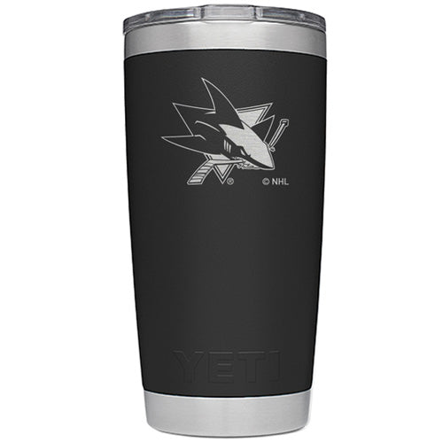 Yeti NHL Rambler 20 oz. Tumbler Yeti NHL Rambler 20 Oz. Tumbler -StringKing shop nhl20ozsanjosesharks