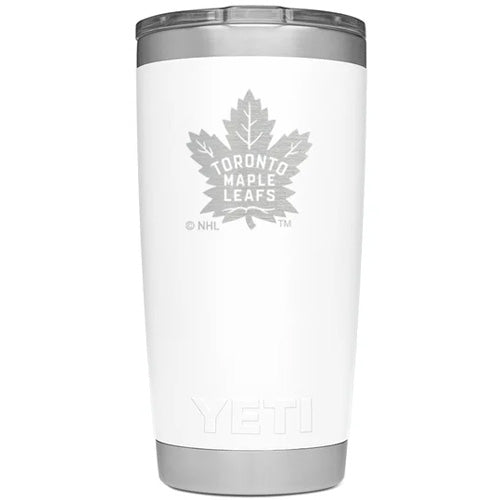 Yeti NHL Rambler 20 oz. Tumbler Yeti NHL Rambler 20 Oz. Tumbler -StringKing shop nhl20oztorontomapleleafswht