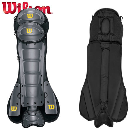Wilson Pro Platinum Umpire Leg Guard Wilson Pro Platinum Umpire Leg Guard -StringKing shop wilson leg guard pro platinum umpire