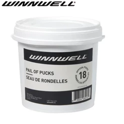 Winnwell Pail Of 18 Pucks