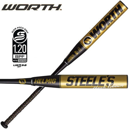 Worth Steele's Hawk Denny Helmig Tribute XL WSHEU Worth Steele's Hawk Denny Helmig Tribute XL WSHEU -StringKing shop worthsteelshawkbat