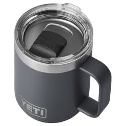Yeti Rambler 10 Oz. Stackable Mug -StringKing shop yeticharcoalmug10