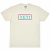 Yeti Logo Badge T-Shirt - Cream