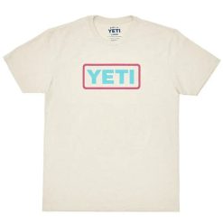 Yeti Logo Badge T-Shirt - Cream
