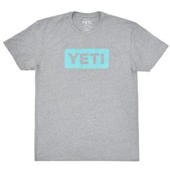 Yeti Logo Badge T-Shirt - Grey