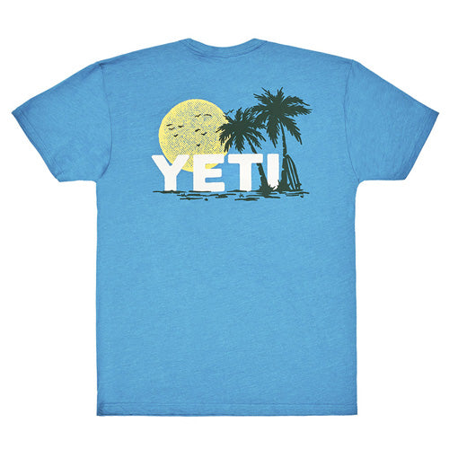 Yeti Surf Sunset T-Shirt - Teal Yeti Surf Sunset T-Shirt - Teal -StringKing shop yetiteesurfsunsetteal